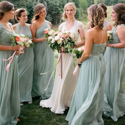 sage green bridesmaid dresses