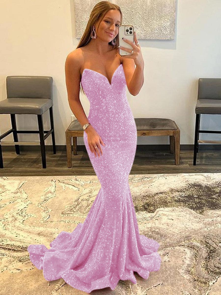 Long sleeveless hotsell prom dress