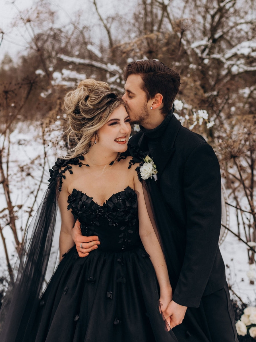 Black dress for store couples