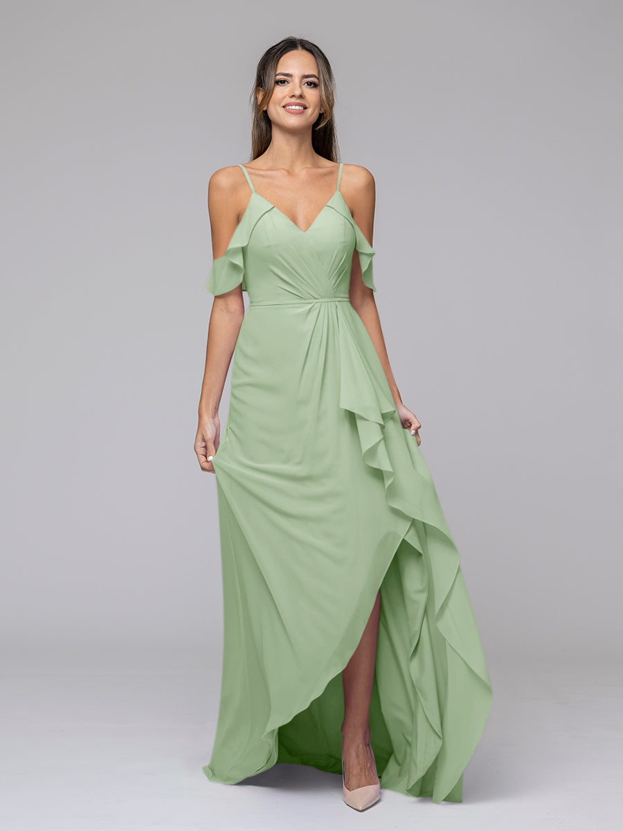 High low sales country bridesmaid dresses