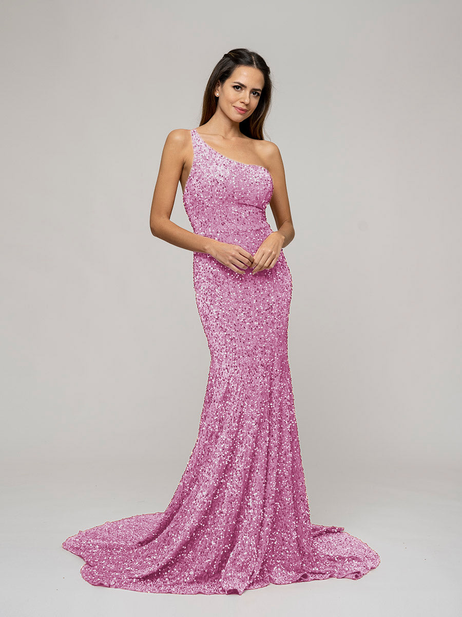 Light pink fitted prom dress sale