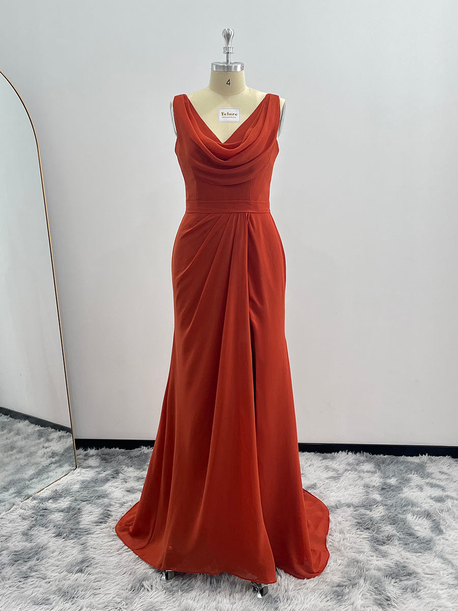 Long cowl clearance neck dress