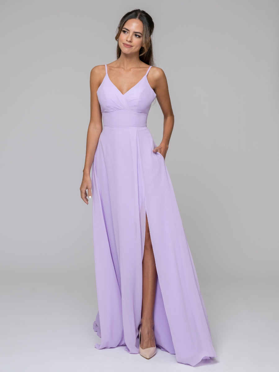 Mauve spaghetti 2024 strap dress