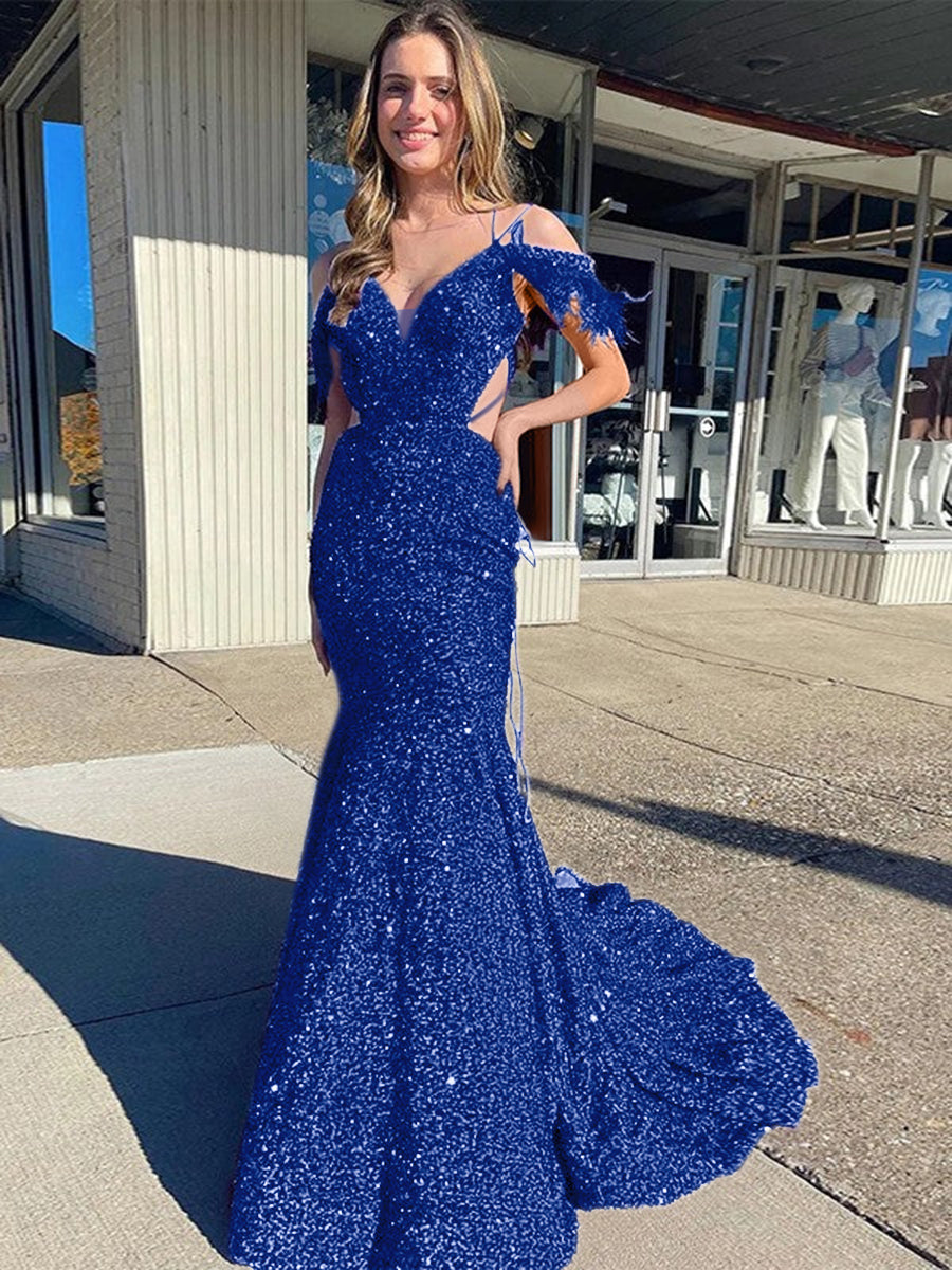 Cold shoulder prom dress online