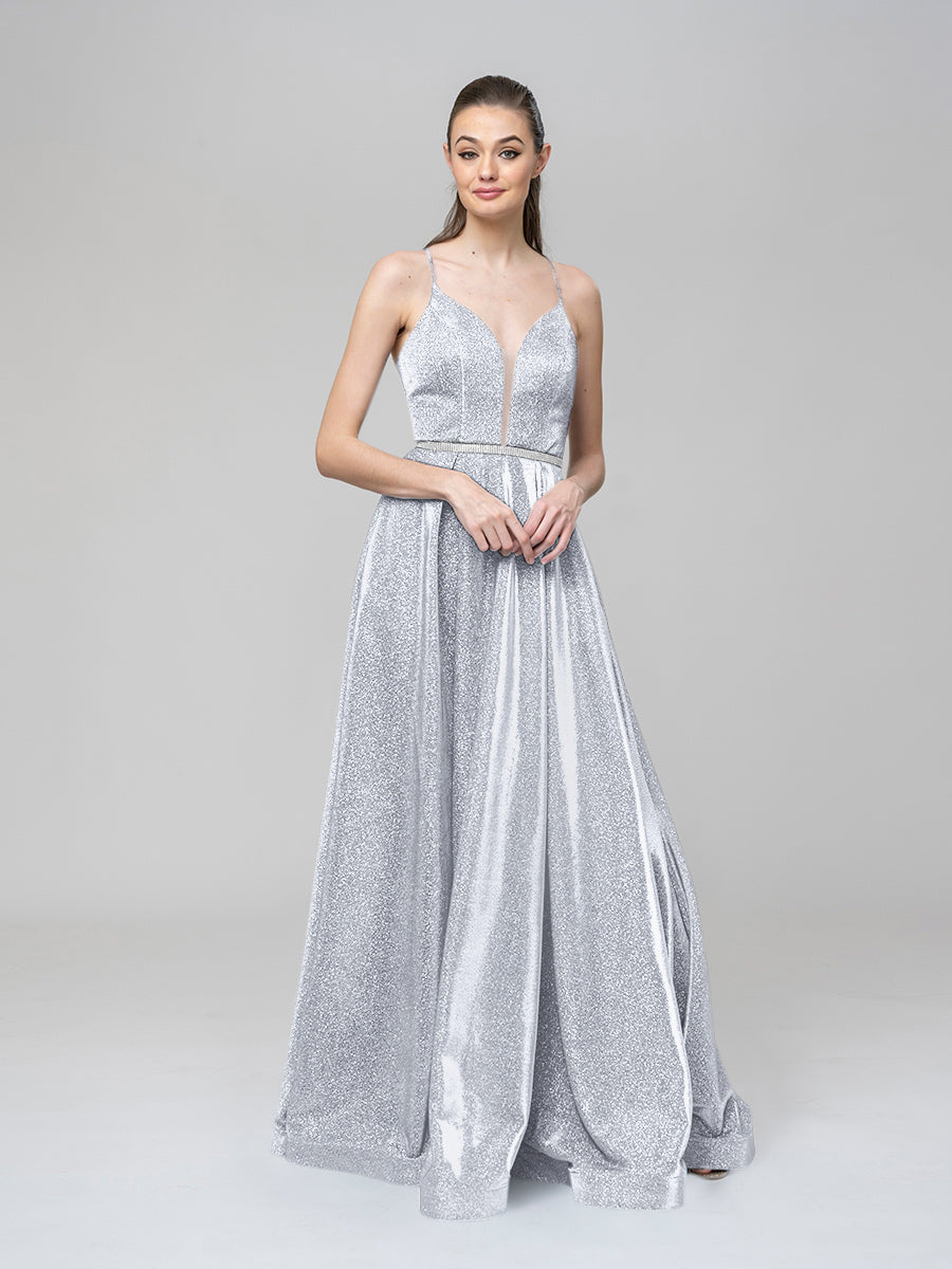 Metallic 2025 ball gown