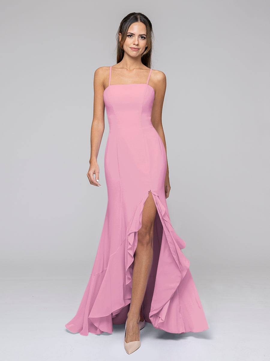 Bridesmaid dresses hot sale with split