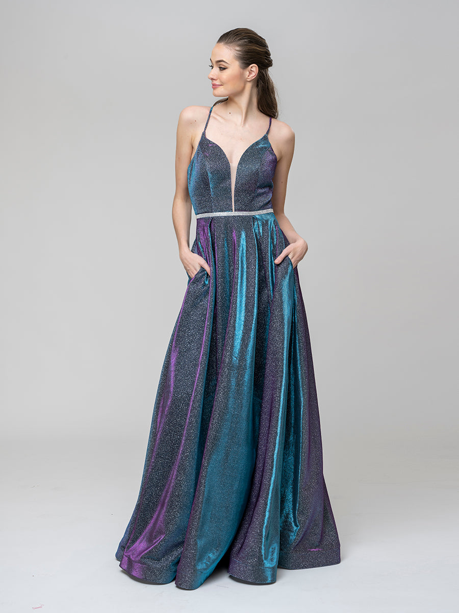 Metallic 2025 ball gown