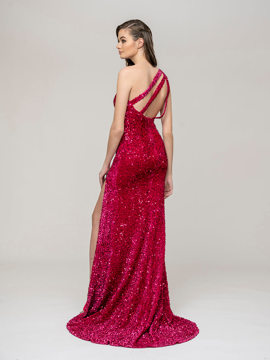 Sweetheart Criss Cross Back Floor Length Sequin Sheath Prom Dresses